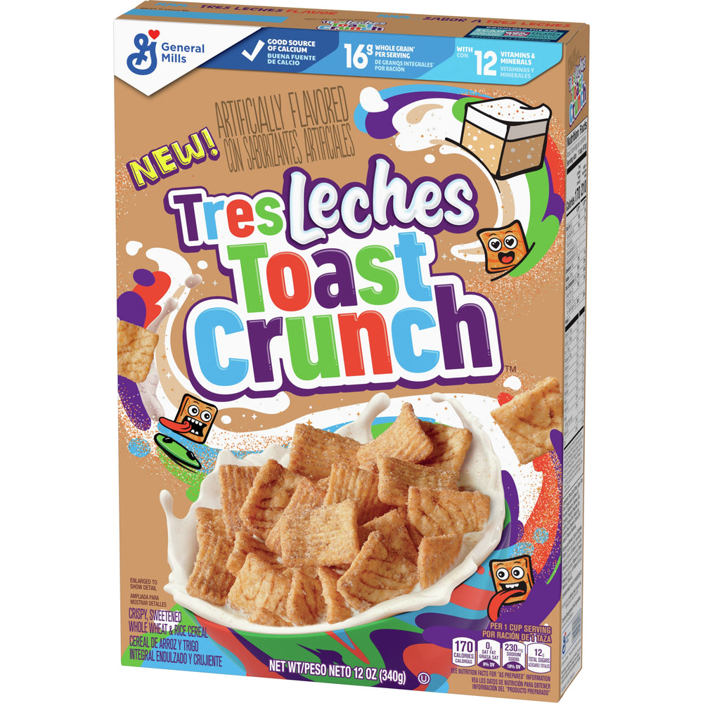 General Mills TRES LECHES Toast Crunch Cereal 340g