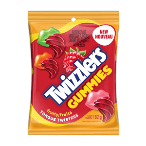 Twizzlers Gummies Fruity Tongue Twisters Flavour CANDY 182g