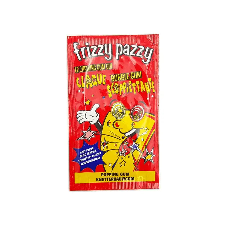 Frizzy Pazzy Le Chewing Gum Strawberry Flavoured 7gr