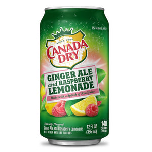 
            
                Load image into Gallery viewer, Canada Dry Ginger Ale and Raspberry Lemonade 355ml
            
        