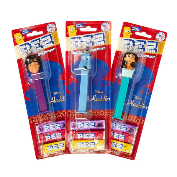 
            
                Load image into Gallery viewer, PEZ ALADDIN CANDY &amp;amp; Dispenser 24.7G
            
        
