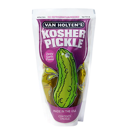 Van Holten's Kosher Pickle in a Pouch 270g