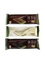 RAYANA DUBAI CHOCOLATE MILK, WHITE, DARK (3 x 73gr) BUNDLE