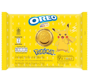 Oreo Pokémon Sandwich Cookie and Cream PIKACHU Flavor Limited Edition
