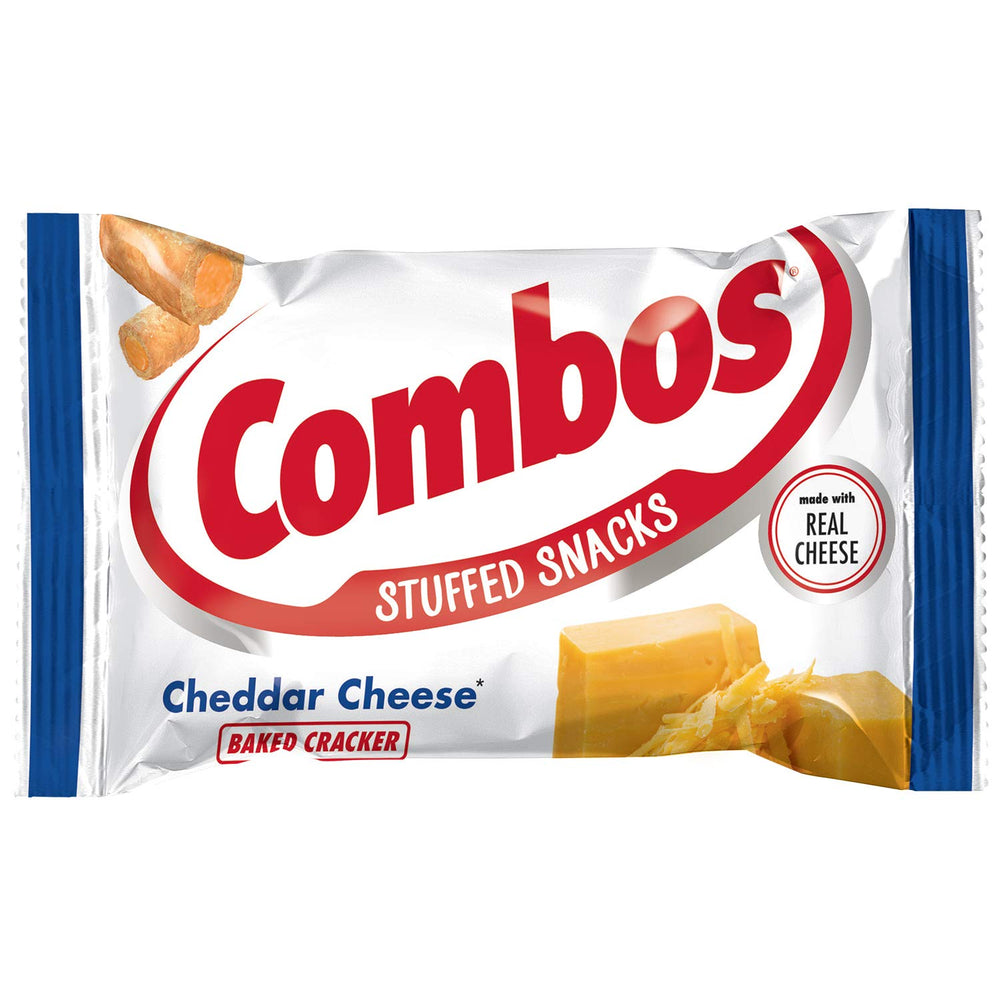 Combos Cheddar Cheese Backed Cracker Stuffed Snacks 48.2g