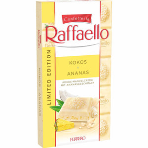 Ferrero Raffaello KOKOS & ANANAS Coconut & Pineapple White Chocolate 90g