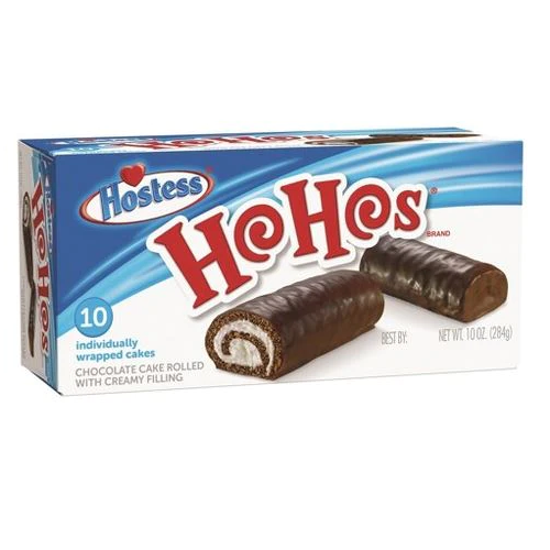 Hostess Ho Hos Chocolate Cake 10pk 284gr