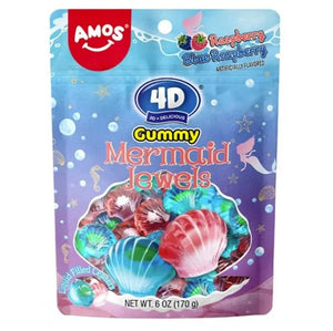 4D Fruit Gummy Mermaid Jewels 170gr