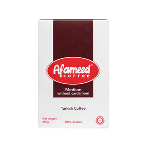 Alameed Coffee medium without Cardamom 100& Arabica 250g