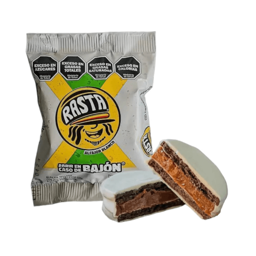 Rasta Alfajor Blanco Esta Todo Bien 70g
