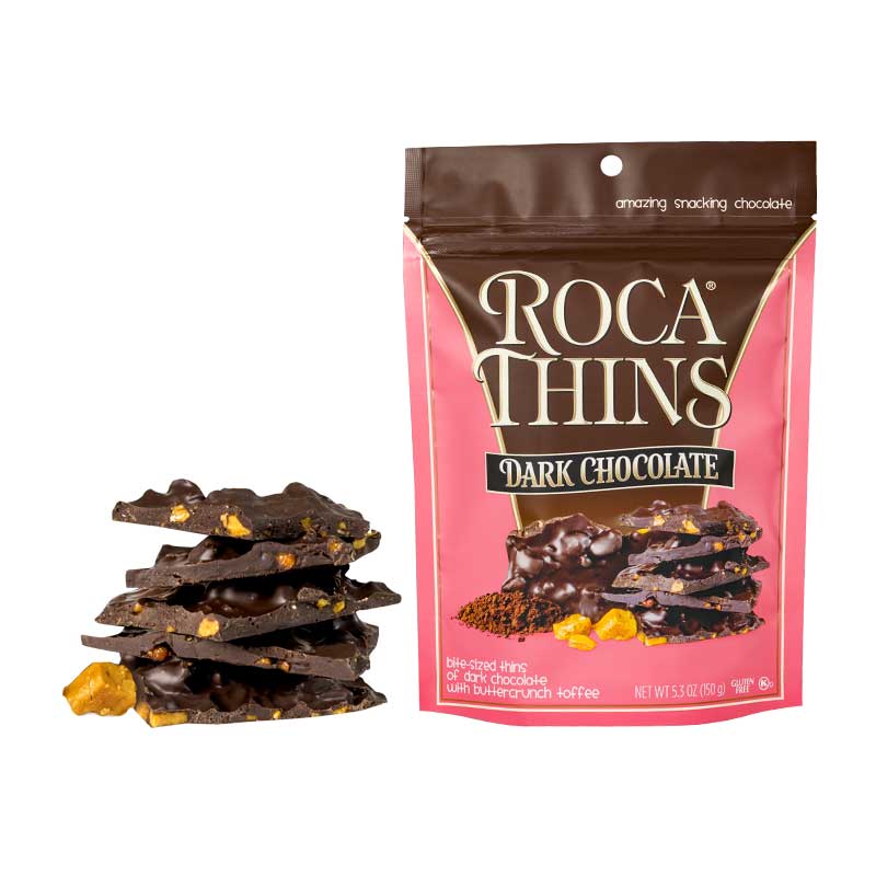 Roca Thins Dark Chocolate 150g