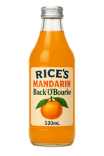 RICE'S MANDARIN Back'O'Bourke 330mL GLASS