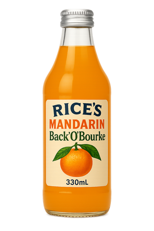 RICE'S MANDARIN Back'O'Bourke 330mL GLASS