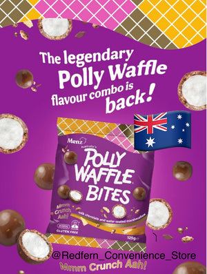 Polly Waffle Bites 125g