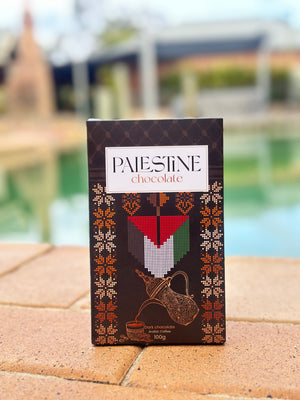 Palestine Chocolate Dark Chocolate with Arabic Coffee 100g