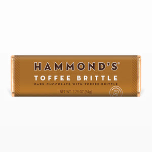 HAMMOND'S TOFFEE BRITTLE Dark CHOCOLATE 64G