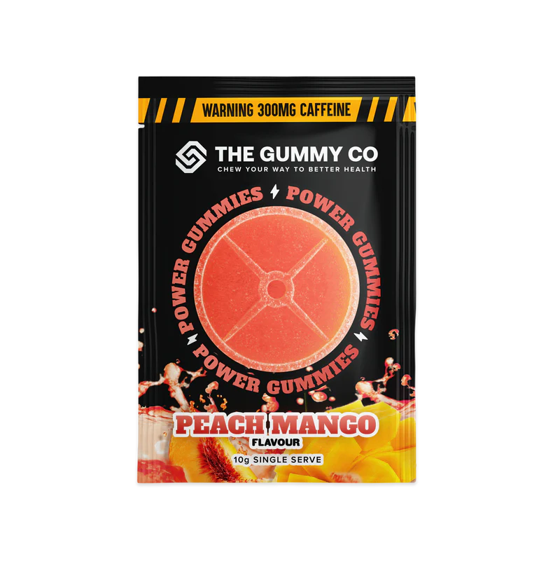 The Gummy Co Power Gummies Orange, Peach Mango, Berry (3 x 10gr)