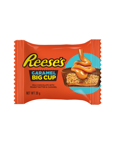 Reeses Peanut Butter Big Cup Caramel Chocolate Bar 39G