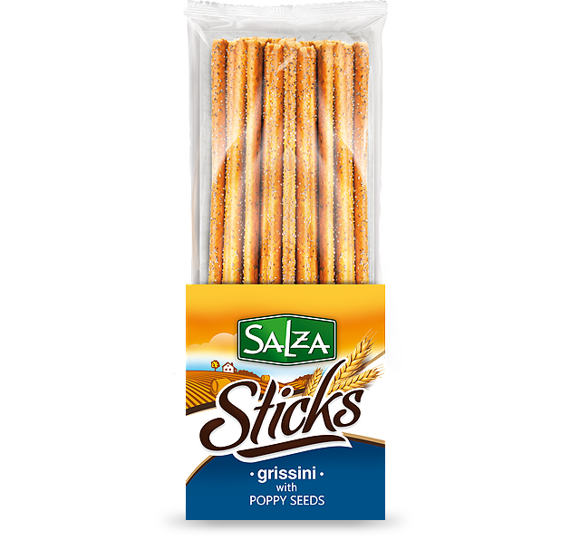 SALZA Sticks Grissini with Poppy Seeds 190g