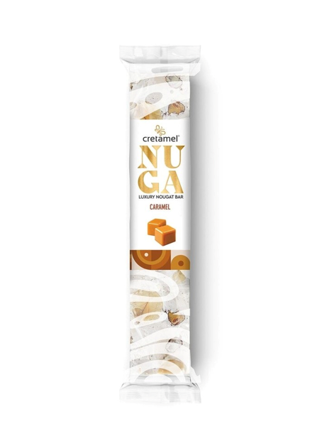 Cretamel NUGA Luxury Nougat Bar Caramel Flavoured 70g