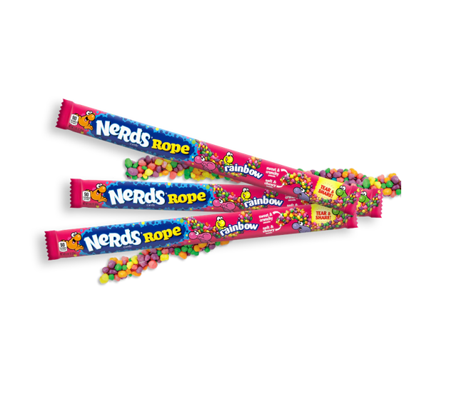 NERDS ROPE RAINBOW SWEET 7 CRUNCHY 26G