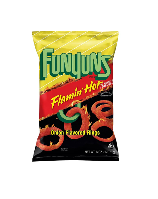 Funyuns Flamin Hot Onion Flavored Rings 163g