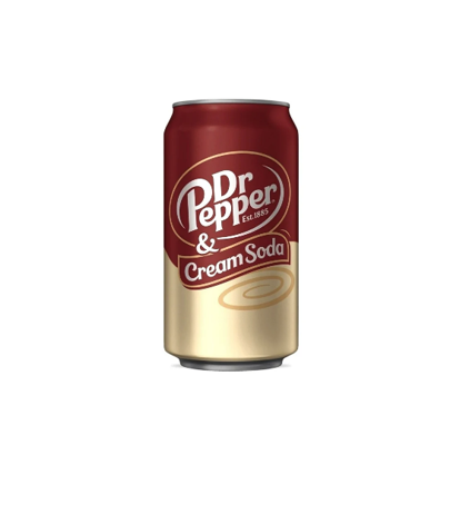 Dr Pepper & Cream Soda Can 355ml