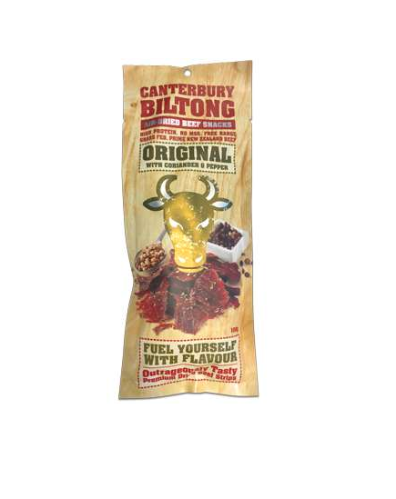 Canterbury Biltong Original with Coriander & Pepper 100g
