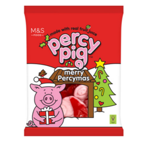 M & S Food Percy Pig Merry Percymas 170gr