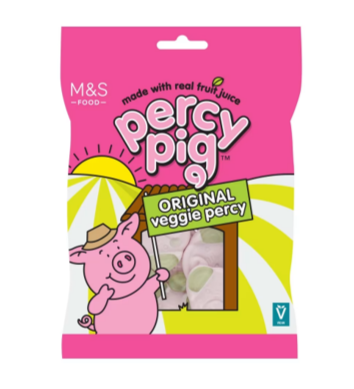 M & S Food Percy Pig Original Veggie Percy 170g