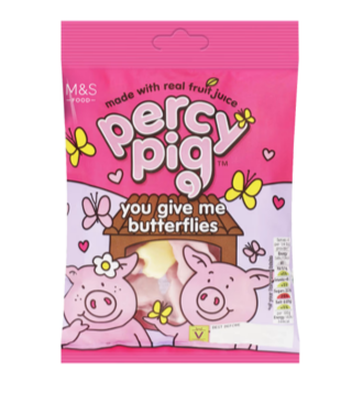 M & S Food Percy Pig You Give Me Butterflies 150gr