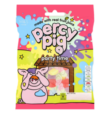 M & S Food Percy Pig Party Time 150gr
