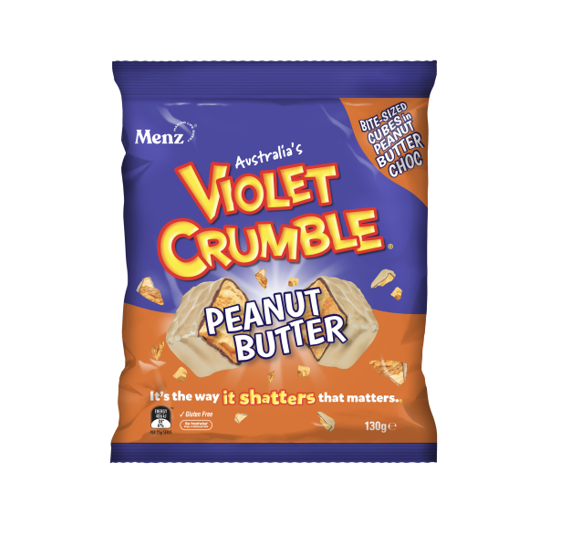 Violet Crumble Peanut Butter 130g
