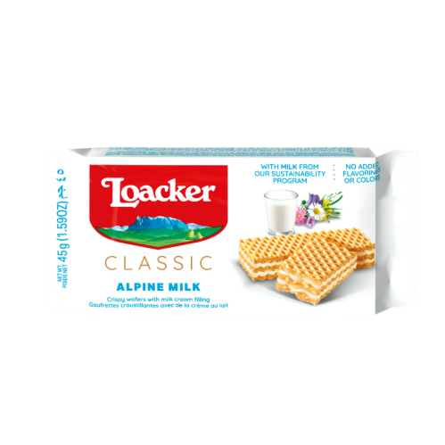 Loacker CLASSIC ALPINE MILK 45g