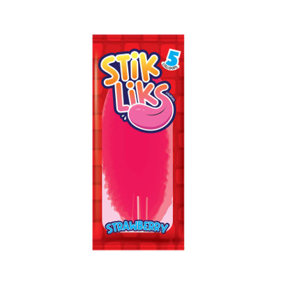 STIK LIKS Lollipops Strawberry 50gr