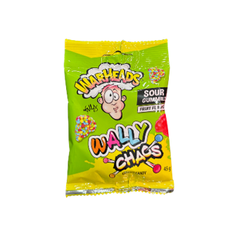 WARHEADS WALLY CHAOS SOUR GUMMIES Fruit Flavor 45gr