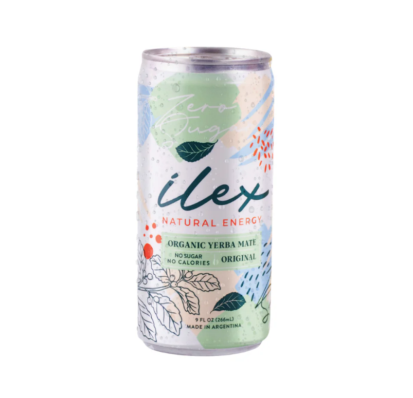 ILEX ORGANIC YERBA MATE NATURAL ENERGY DRINK ORIGINAL 266ml