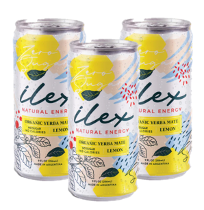 ILEX ORGANIC YERBA MATE NATURAL ENERGY DRINK LEMON (24 x 266ml)