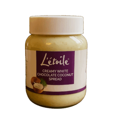 L'etoile Creamy White Chocolate Coconut Spread 370g