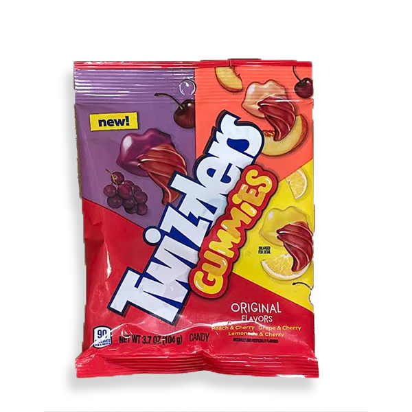 
            
                Load image into Gallery viewer, Twizzlers Gummies Original Flavour CANDY 198g
            
        