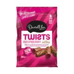 Darrell Lea Twists Raspberry Milk Chocolate 200gr