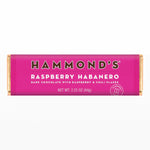 HAMMOND'S RASPBERRY HABANERO DARK CHOCOLATE WITH RASPBERRY & CHILI FLAKES 64G