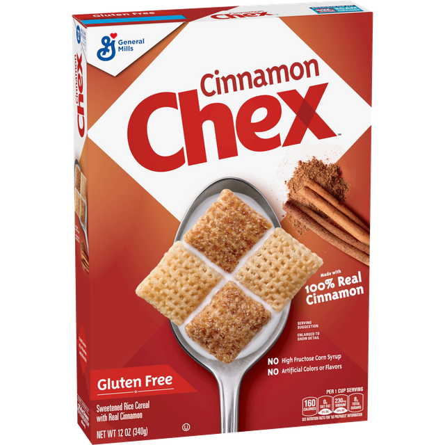 Chex Cinnamon Flavoered Cereal 340g Gluten Free