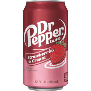 Dr Pepper Strawberries & Cream Soda 355ml