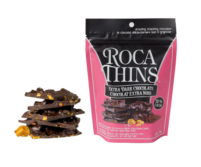 Roca Thins 70% Cacao - Extra Dark Chocolate 150g