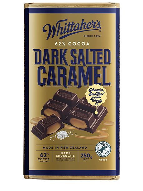 Whittaker's Dark Salted Caramel Dark Chocolate 250g