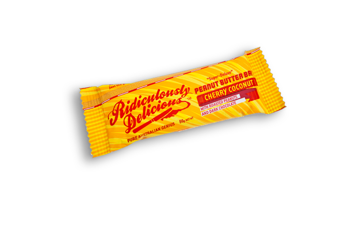 Ridiculously Delicious Peanut Butter Bar Cherry Coconut 50g
