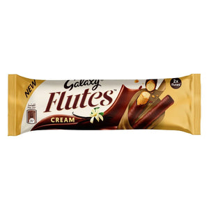 Galaxy Chocolate Cream Flutes (12 x 22.5g, Smooth, Creamy Chocolate Flutes, Ideal for Snacking, Sharing & Gifting