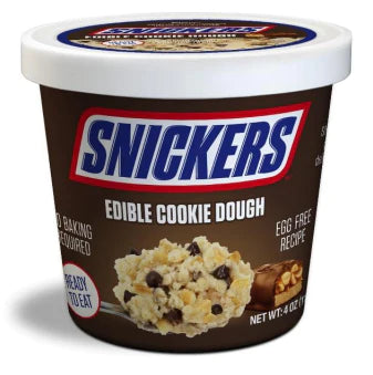 SNICKERS EDIBLE COOKIE DOUGH READY TO EAT 113G