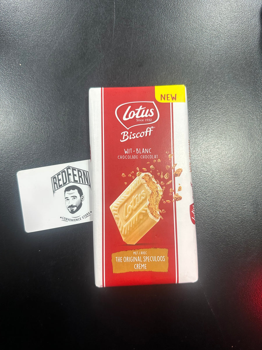 Lotus Biscoff Speculoos Creme - White Chocolate Block 180g – Redfern ...